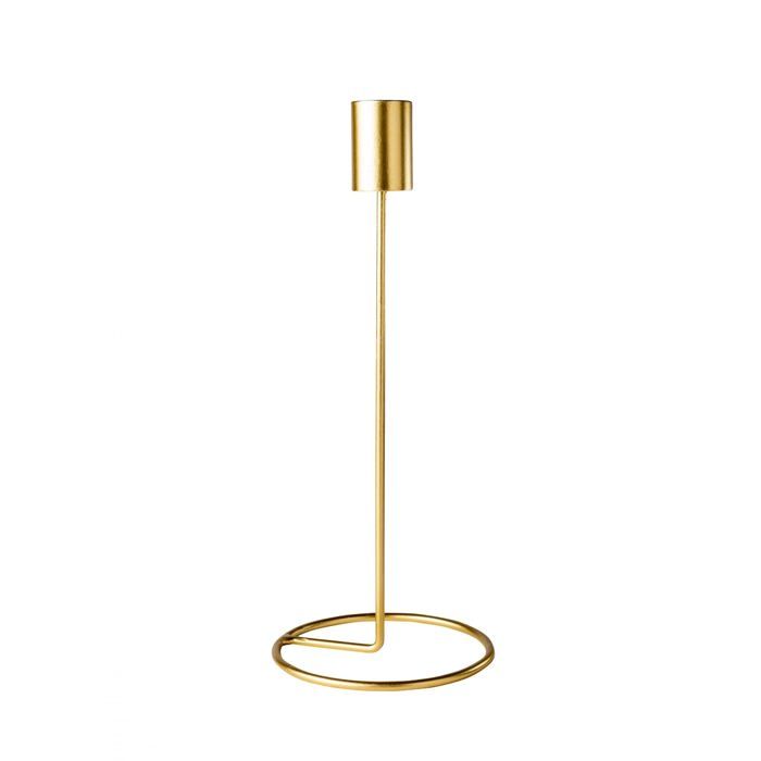 Bougeoir Design en Métal Doré sur Socle - 23 cm - Cdiscount Maison
