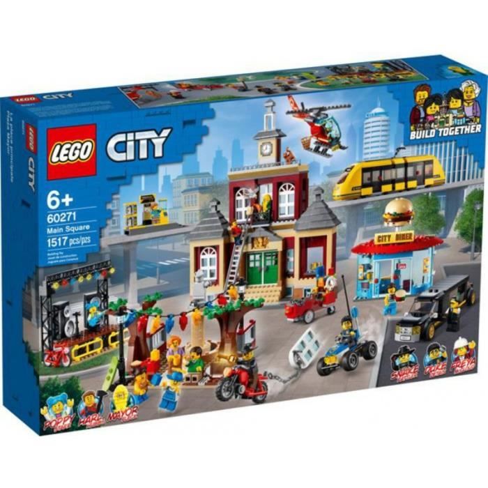 LEGO 60271 City - La Place du Centre-ville - Cdiscount Jeux - Jouets