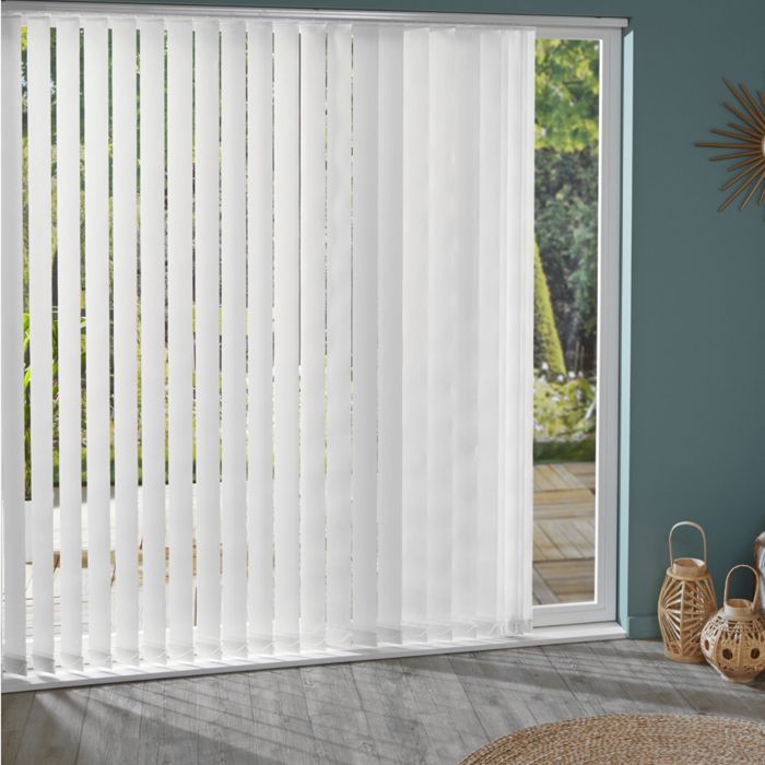 L8,9 x H280cm Blanc MADECOSTORE Lot de 5 lamelles Verticales Tamisant 89mm pour Store californien L8,9 x H280cm Blanc MADECOSTORE Lot de 5 lamelles Verticales Tamisant 89mm pour Store californien