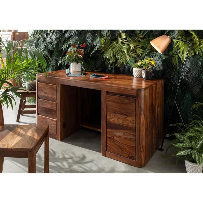 Bureau - Bois massif de palissandre ciré (Noisette) - TORONTO 248