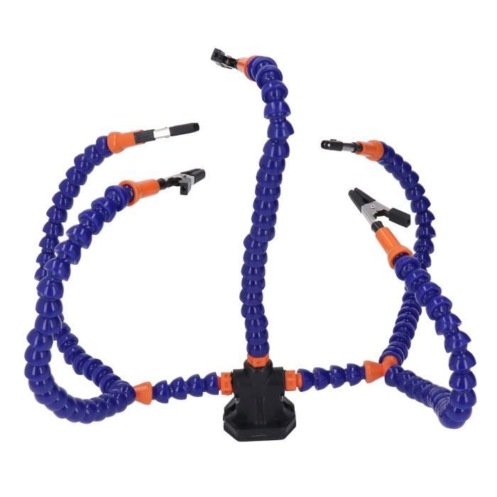 Pince De Table à Bras Flexibles Pour Soudure - Avec étau Réglable, 4 Griffes - Pour électronique, Bijoux, Circuits Imprimés