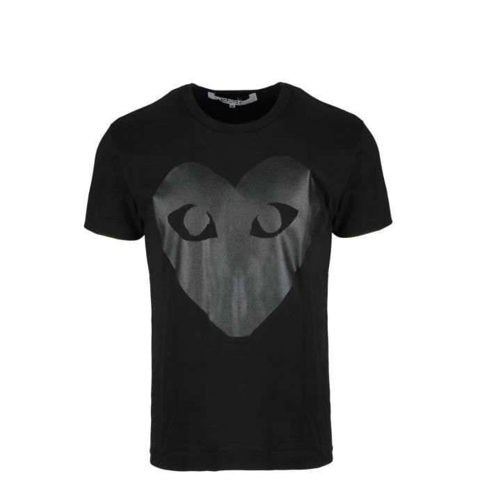 comme des garçons t shirt homme noir