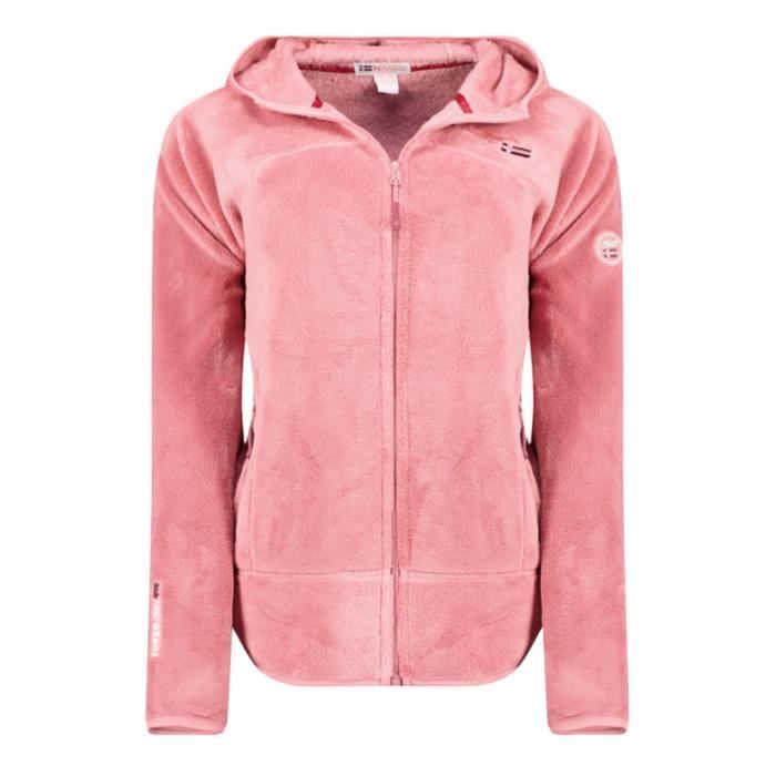 Veste Polaire Rose Femme Geographical Norway Upalood