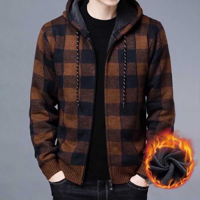 Chemise Western Carreaux Rouille, Marron Et Noir – Fermeture éclair Cachée, Style Rétrodating Et équitation