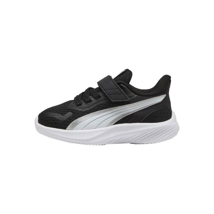 Puma Basket  à Scratches Puma Pounce AC inf - Noir-Blanc-Argent