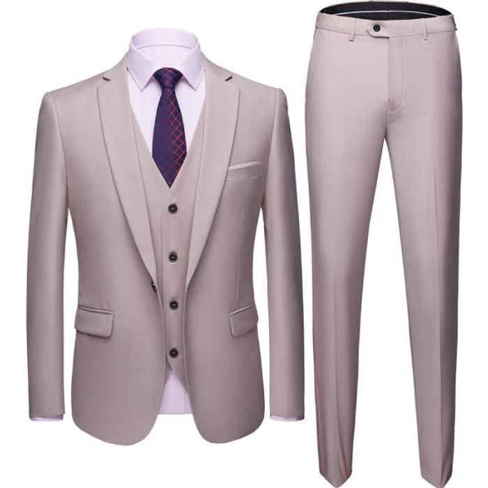 costume homme beige