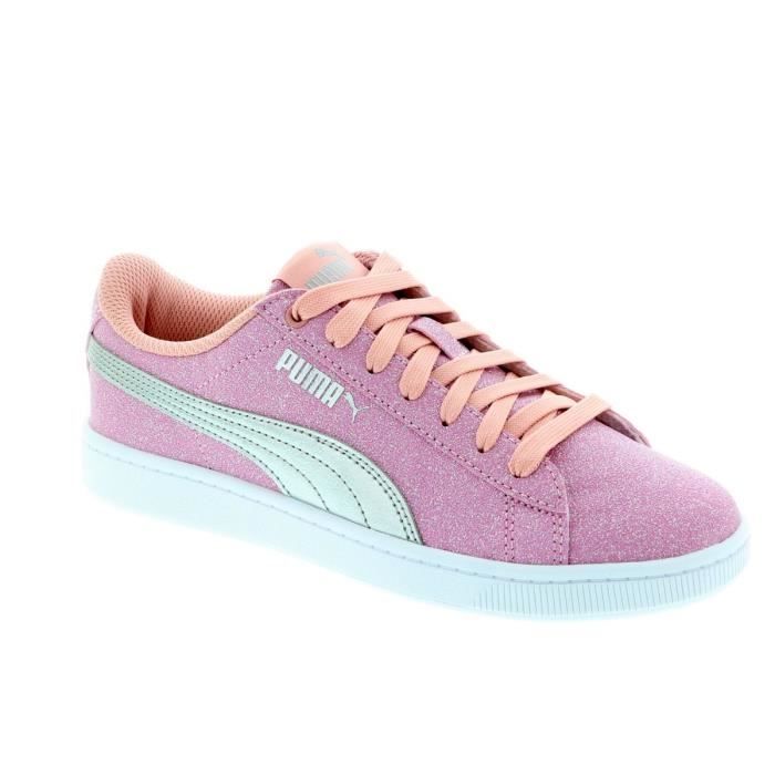 Puma Fille baskets Rose - Cdiscount Chaussures