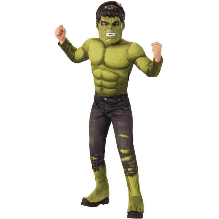 Déguisement classique Hulk série animée - Avengers - Vert - Garçon - A  partir de 5 ans