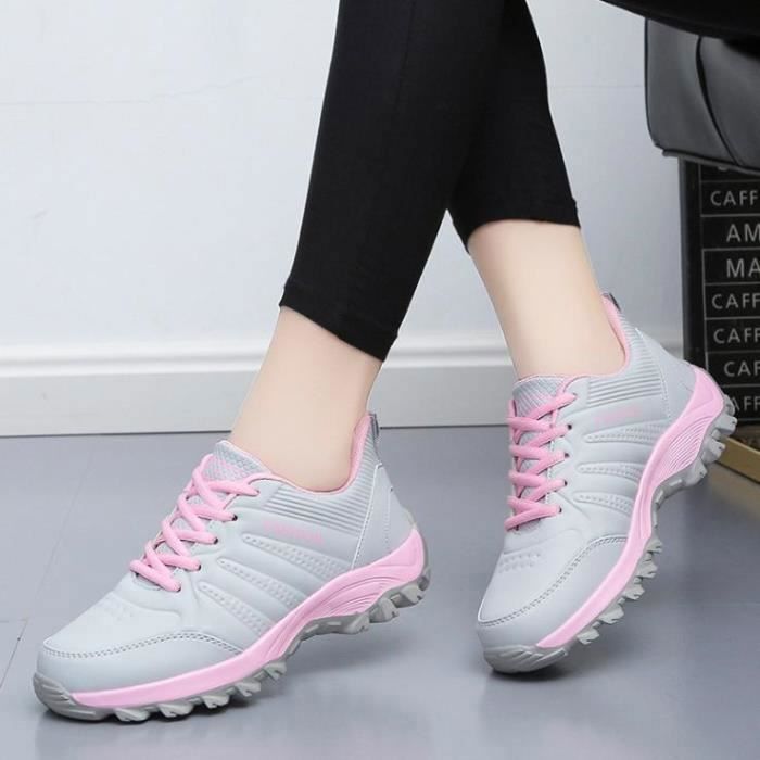 Baskets Femmes à Plateforme – Mocassins Légers Fitness – Wedge 4cm – Taille 36-41 (neuf)