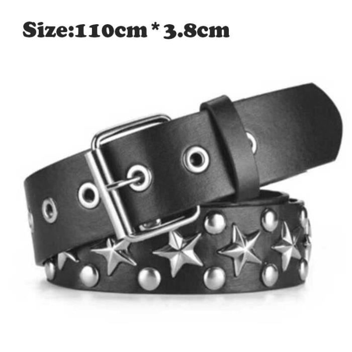 Ceinture et boucle Ceinture clout e pointes classiques pour