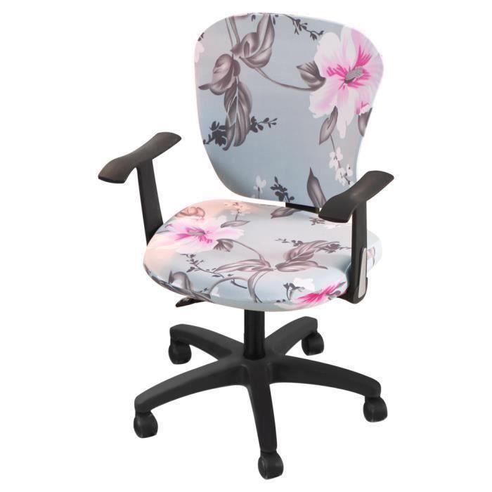 Housse De Chaise De Bureau Extensible En Velours - Protection Et Style Pour Ton Fauteuil De Bureau Ou Gaming