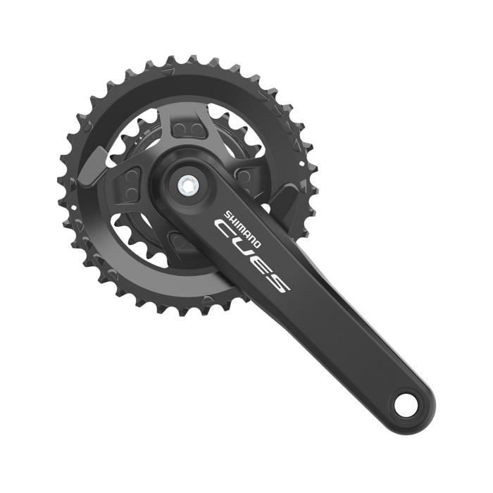 Pédalier Shimano FC-U4010-2 - noir - 36/22T - 2-PIECES - pour une transmission de force de pédalage efficace
