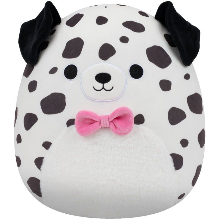 SQCR Large Plush 16'' Squishmallows Dustin Dalmatian WFuzzy Belly and Bowtie Polybag - vue 3
