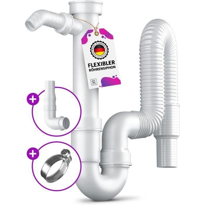 Sonew Piège à tuyaux Kit de Drain de Siphon d'Évier en Cuivre Tuyau d