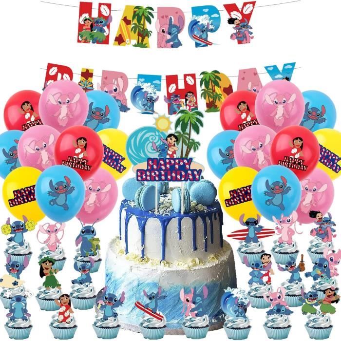 Décoration Ballon De Fête Stitch, 42 Pcs Stitch Fournitures de fête d' anniversaire, Lilo Stitch Décorations de fête,[S337] - Cdiscount Maison