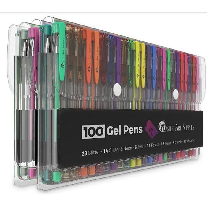 100 Couleurs Stylos Gel Paillettes Pour Coloriage Livre Peinture Couleurs Cdiscount Beaux Arts Et Loisirs Creatifs 100 Couleurs Stylos Gel Paillettes Pour Coloriage Livre Peinture Couleurs Cdiscount Beaux Arts Et Loisirs Creatifs
