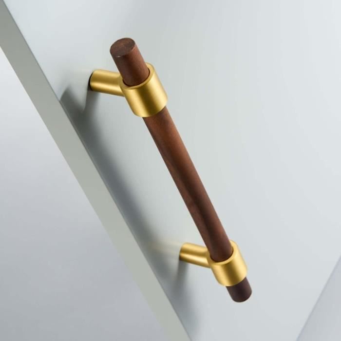 A29 Loquet D'armoire En Bronze Vieilli Avec Bouton Fleur, Laiton