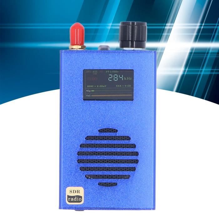Récepteur Radio DSP ATS25X2 - Ondes Courtes/FM/AM - Balayage Spectre - Écran Tactile 2.4" - Wi-Fi Included