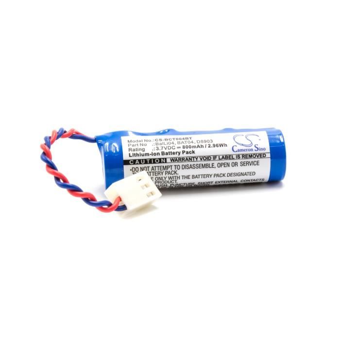 Vhbw LiIon batterie 800mAh (3.7V) pour alarme maison alarme contrôle