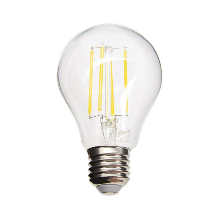 Ampoule à filament LED A60 culot E27 10 6W cons. (100W eq.) lumière blanc neutre Ampoule à filament LED A60 culot E27 10 6W cons. (100W eq.) lumière blanc neutre