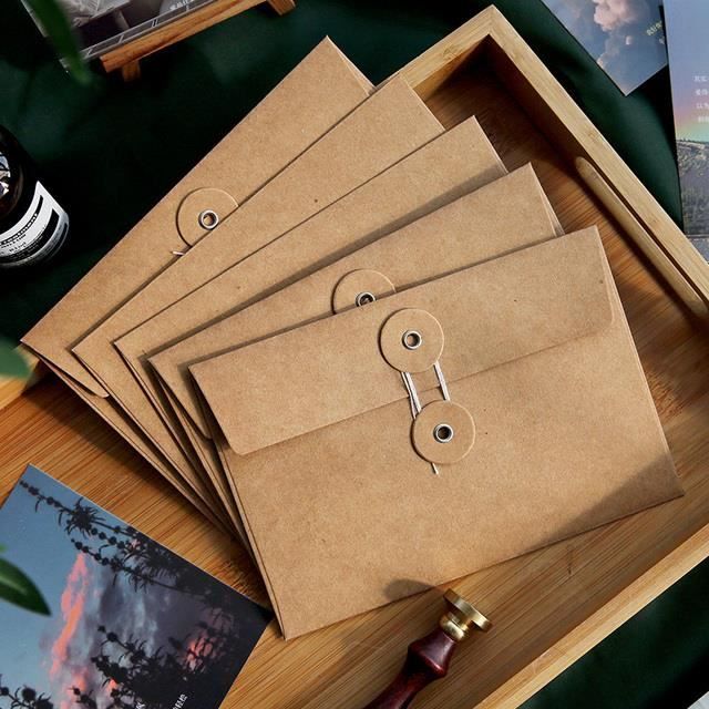 Set Papeterie Vintage 32 Pièces - Papier Kraft A5, Enveloppes Lin & Sceaux Cire - Pour Mariage, Anniversaire, Lettres Personnelles