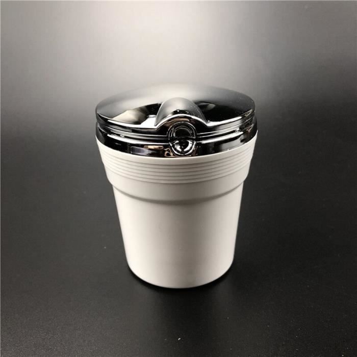 Cendrier De Voiture Ignifuge En Acier Inoxydable Incassable Pour