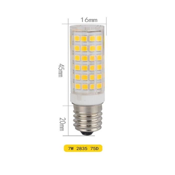 AMPOULE LED,7WNeutral lightAmpoule épis de maïs E14, 33 51 75 LED