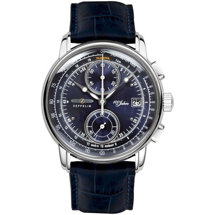 Zeppelin - 8670-3 - Montre Bracelet - Hommes - Quartz - Chronographe - LZ127 Graf Zeppelin