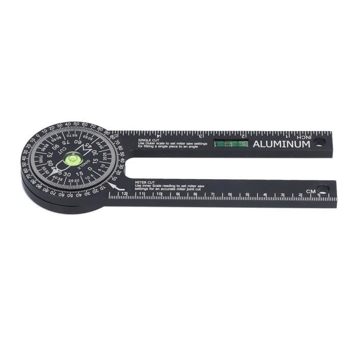 Rapporteur De Coupe 2-en-1 Pour Scie à Onglet - Outil Haute Précision 85-180° Pour Plinthes Et Menuiserie