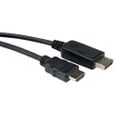 Câble DisplayPort mâle / DVI-D mâle - 2 m - MCL Samar-1