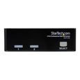 STARTECH Switch KVM USB VGA professionnel à 2 ports avec câbles - Kit commutateur écran clavier souris-1
