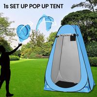 Estink Tente de Douche Portable Camping Étanche, Cabine de Changement Vestiaire Extérieur, Toilette et Confidentialité, 120x120x195cm