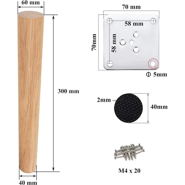 Pied De Lit 30 Cm Castorama