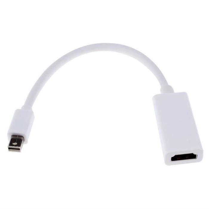 INECK® Adaptateur Mini DisplayPort vers HDMI Câble Thunderbolt 2.0 pour  MacBook Air, iMac, MacBook Pro, Surface Pro 3, 4, 5, - Cdiscount  Informatique