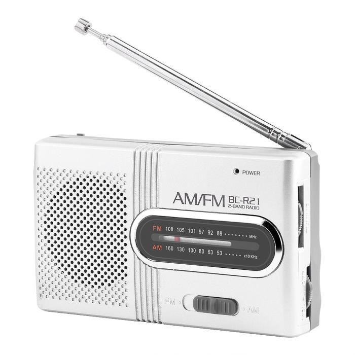 Radio portable AM FM, Lecteur de musique haut-parleur stéréo universel mini  radio avec antenne télescopique-CET - Cdiscount TV Son Photo