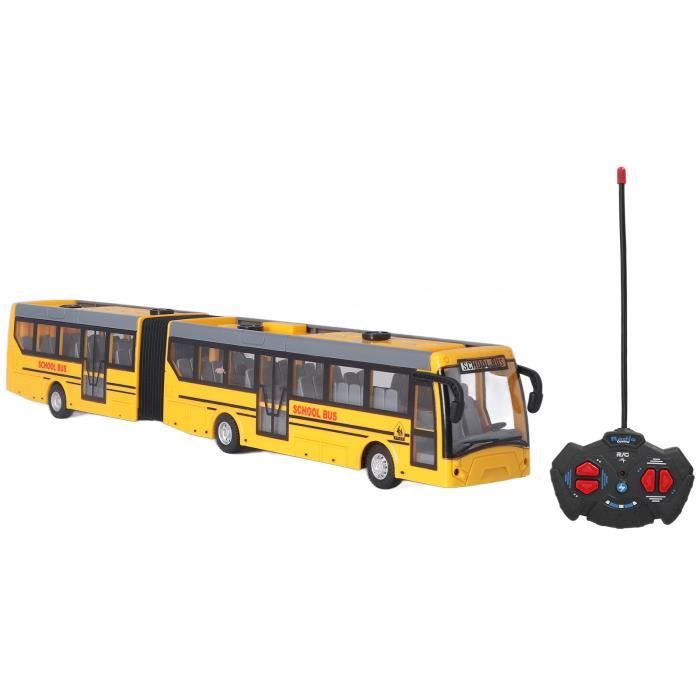 Bus Scolaire RC Dilwe Jouet éducatif Enfants 3 Ans Bus Scolaire RC Dilwe - Télécommandé, Simulation Réaliste, éclairage - Jouet éducatif Pour Enfants 3 Ans Et Plus Bus Jaune Téléguidé