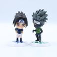 6 Pcs / lot version anime 18 Naruto sasuke figurine ensemble Figurine PVC jouet figurine modèle 7 cm cadeau de noël-2