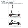 ISCOOTER Trottinette Electrique i9Max Scooter Pliable Roues 10" 500W 42V 10Ah-2