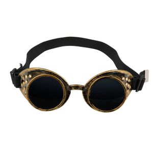 Lunettes Steampunk Argent Chrome G1088 – Déguisement, Carnaval, Vénitien