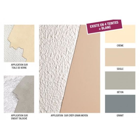 Apara Enduit Pour Renovation Redecore 2 En 1 Lisse Et Decore