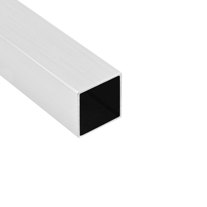 Tube Carré Aluminium 6063 15mm X 15mm X 2mm Épaisseur - Longueur 200mm - Lot De 2