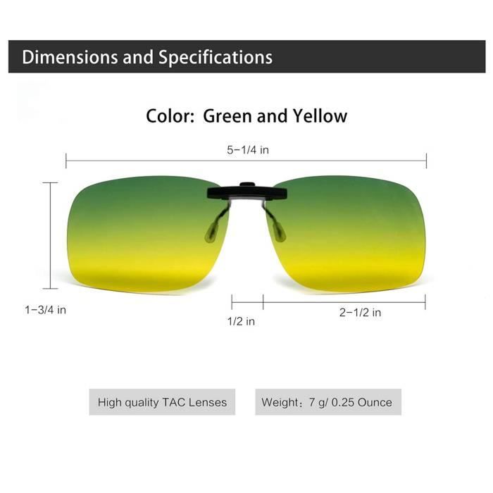 Lunette conduite de discount nuit feu vert