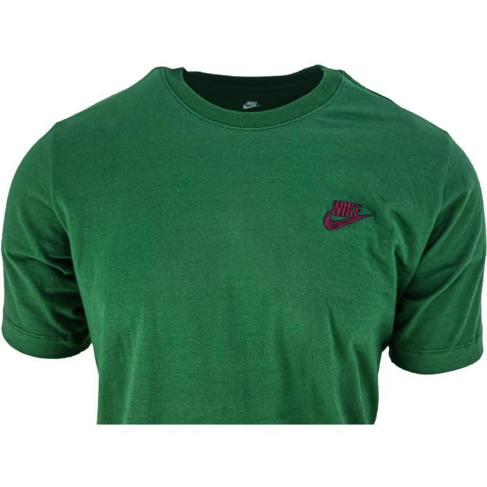 T shirt nike homme verte on sale