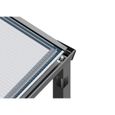 Pergola Terrando Classic 5x4m - Gris - Aluminium - Polycarbonate transparent - Adossée-3