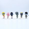 6 Pcs / lot version anime 18 Naruto sasuke figurine ensemble Figurine PVC jouet figurine modèle 7 cm cadeau de noël-3