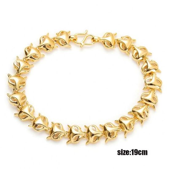 Hommes et Femmes Perles Bracelet En Mince Plaque incrusté cristaux 24k Blanc placage or Hommes et Femmes Perles Bracelet En Mince Plaque incrusté cristaux 24k Blanc placage or