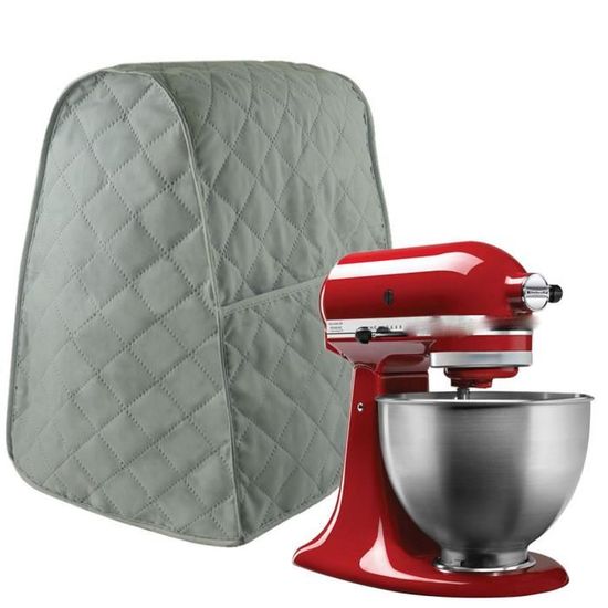 Freerirton Housse Anti-Poussière Noire Pour Mixeur Sur Socle Ou Cafetière – Protection Étanchéité Taches Cuisine 40x18x15 Cm