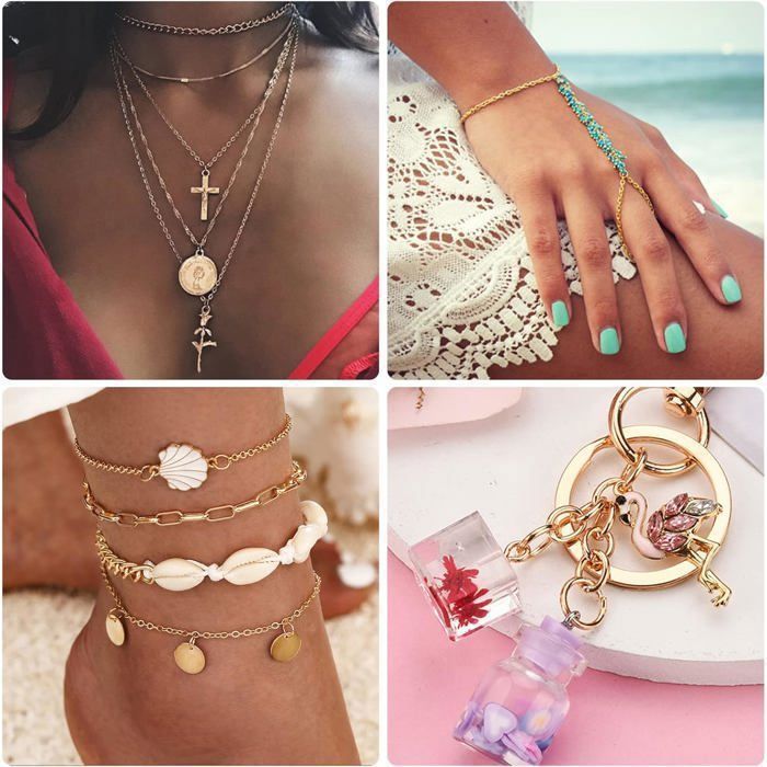 40 Fermoirs Homard En Laiton Doré – Pour Bracelets, Colliers, Créations Bijoux