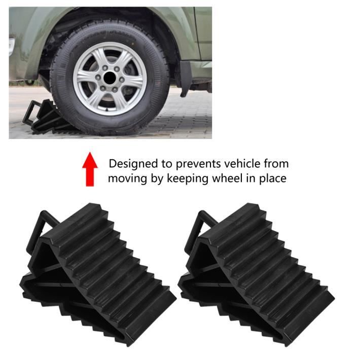 Plaque antidérapante antidérapante pour pneus de voiture, 2 pièces