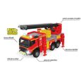 Majorette - Camion Pompier Volvo - 19 cm - Portes ouvrantes - Son et lumière-4